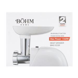 Masina de tocat carne electrica BÖHM BMG1033R, 1,5 Kg/min, 300-1340 W - Img 11