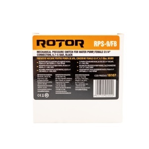 Presostat mecanic pentru pompă de apă ROTOR RPS-9/FB , filet interior: G1/4", 0.7–5 bar - Img 3