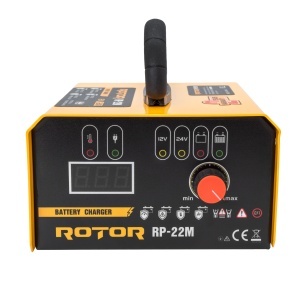 Redresor auto ROTOR RP-22M, 220-240 V, 12/24 V, 20/15 A, pentru baterii pana la 400 Ah - Img 3