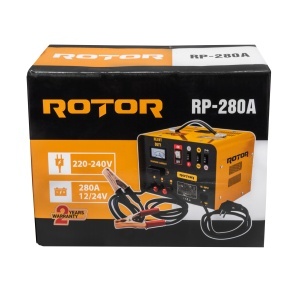 Robot pornire auto ROTOR RP-280A, 220-240 V, 12/24 V, 120/180 A, pentru baterii 20-300 Ah - Img 5