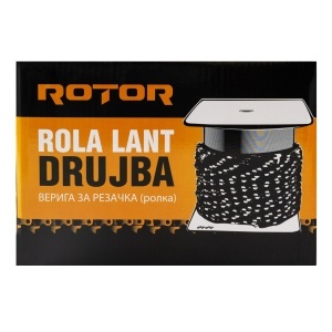 Rola lant drujba 30,5 m, pas 3/8 LP, grosime 1,3 mm, 1640 pinteni, full-chisel Rotor - Img 3