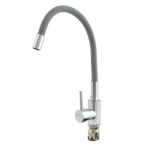 Baterie bucătărie cu duș flexibil CHAMPION SUS-011 CHROME REFL.GRAY