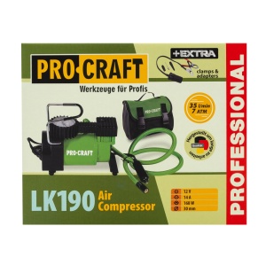 Compresor auto Procraft LK190, 12 V, 35 l/min, 7 bari - Img 8