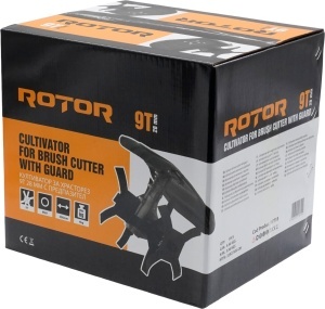 Cultivator pentru motocoasă 9T 28 mm cu apărătoare ROTOR - Img 9