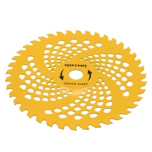 Disc motocoasă Premium 40T ondulat (tip oală) cu VIDIA 255×25,4×1,5 mm ROTOR - Img 3