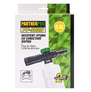 Duză de spumă cu recipient, conectare rapidă PARTNERPRO PP-S02 600 ml - Img 5