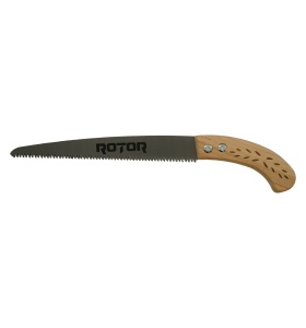 Fierăstrău manual 270 mm cu mâner din lemn ROTOR - Img 4