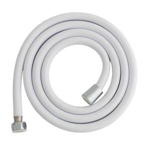 Furtun de dus din silicon alb 175 cm, FLEKO