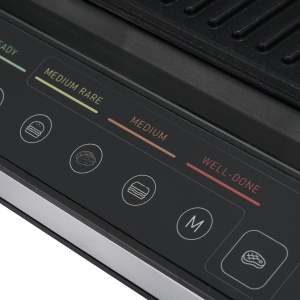 Gratar electric BÖHM HOME BEGM160DS, 1600 W, placi detasabile antiaderente, afisaj digital, control tactil - Img 17