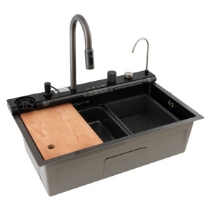 MH7546-SET-07 Chiuveta multifunctionala din inox nano black MIXXUS seria Decor - Img 2