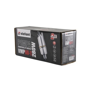 Pompa submersibila cu vibratii ELEFANT VMP60-1, 280W, 18 l/min, inaltime refulare 70 m - Img 8