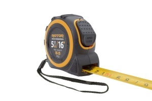 Ruletă 5m x 25mm ROTOR R5-25, Curea de mână, Auto-blocare - Img 3
