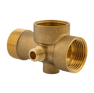 Teu de lagatura din alama cu 5 cai 8cm 170g, Elefant