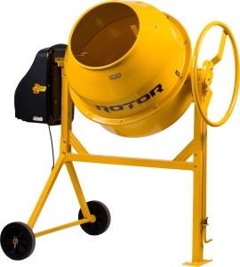 Betonieră 185L cu motor acoperit ROTOR RB185 1000 W, 29.5 rpm