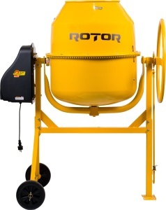 Betonieră 230L cu motor acoperit ROTOR RB230 1200 W, 29.5 rpm - Img 2
