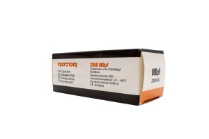 CD60 Condensator cu fire 800µF 50x100 mm 330V ROTOR - Img 2
