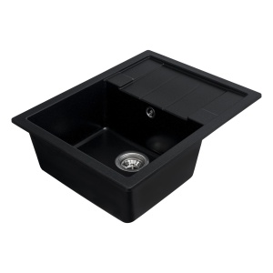 Chiuveta de bucătărie Elefant Premium Intenso , Negru metalic 465x340 mm - Img 4