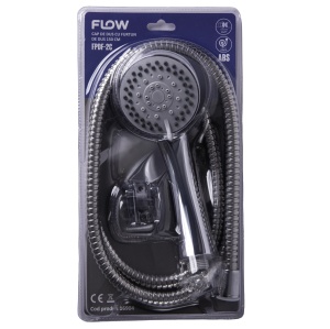 FPDF-2C Cap de duș cu furtun 150 cm, FLOW