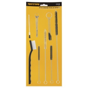 Kit de curatare pistol de vopsit 21 perii ROTOR - Img 2