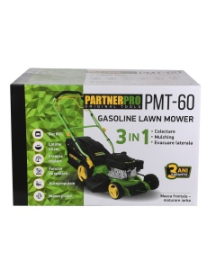 Mașină de tuns iarba pe benzină PARTNERPRO PMT-60, 60L, 4T, 3CP - Img 7