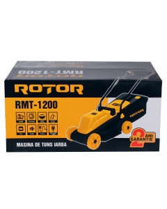 Mașină de tuns iarba ROTOR RMT-1200, 1200W, 30 L, 3 trepte reglaj inaltime 27 / 45 / 62 mm - Img 5