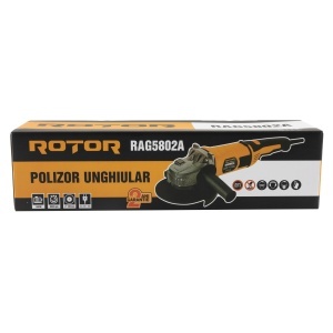  Polizor unghiular ROTOR RAG5802A 1400 W, 180 mm, Cu perii - Img 5