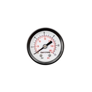 RM-40/12A, Manometru axial apa 0-12 bar, 40 mm, conexiune 1/4", ROTOR - Img 2