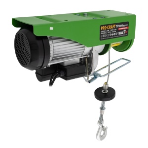 Troliu electric palan PROCRAFT TP1000, 1600 W, capacitate ridicare 1000 kg, inaltime 20 m - Img 2