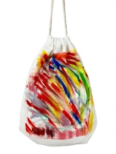 Painted cotton backsack - Img 3