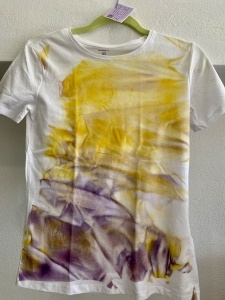 Tricou bumbac, pictat, unicat - Img 2
