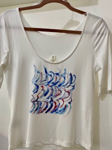 Unique painted blouse - Img 2