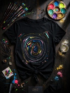 Tricou bumbac pictat - Img 3