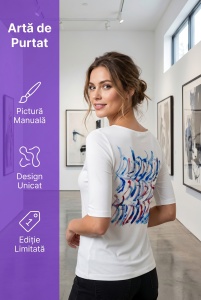 Unique painted blouse