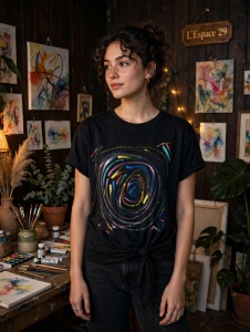 Tricou bumbac pictat - Img 2