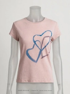Open Hart - unique painted T shirts