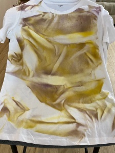 Tricou bumbac, pictat, unicat - Img 4