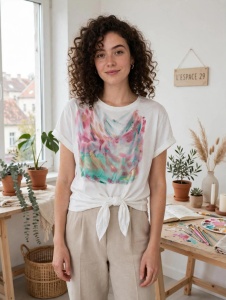 Tricou bumbac pictat - Img 4