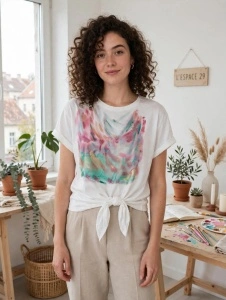 Tricou bumbac pictat - Img 4