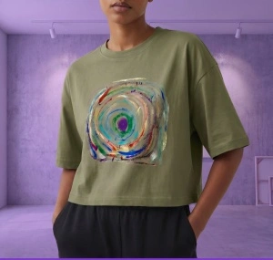 Unique, painted T-shirt