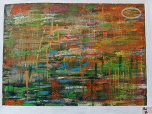 Reflections - unique painting