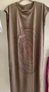 Rochie bumbac pictata manual - Img 3