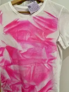 Tricou bumbac, pictat, unicat - Img 6