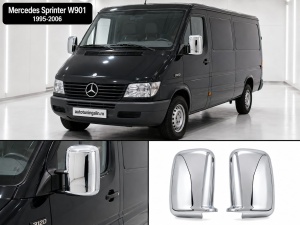 Capace oglinda cromate Mercedes Sprinter W901 / volt LT 1995-2006