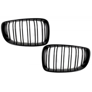 Grile Centrale compatibil cu BMW Seria 1 E81 E82 E87 E88 M1 M 2007-2011 LCI facelift Negru Lucios M Design ATA3412