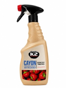 Odorizant auto K2 Cayon Strawberry – parfum de căpșuni
