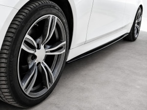 Prelungire praguri laterale compatibile cu Seria 3 BMW F30 / F31 2012-2018,negru lucios - Img 2