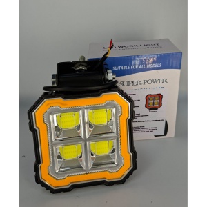 Proiector 112x112x33mm, LED, 10-48V, 3000lm, flood