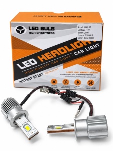 Set 2 becuri LED H3 C08, 200W, 21.000 LM, 6000K, 12V, Plug & Play
