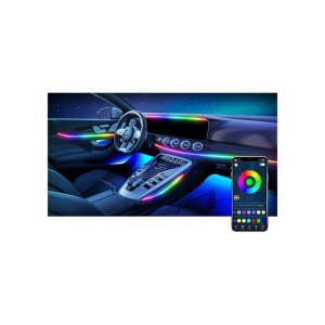 Set lumini ambientale LED Simphony digital magic color 18 piese cu aplicatie - Img 2