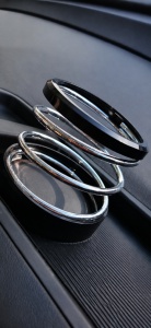 Suport auto universal pentru pahar, model spiralat cromat - Img 5